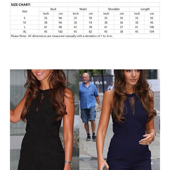 Dark blue jumpsuit New ๐ size medium - Picture 4 of 6